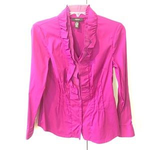 Long sleeve button down blouse